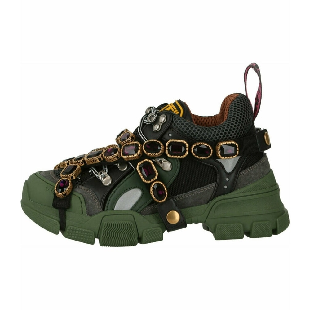 Gucci Flashtrek Embellished Sneakers